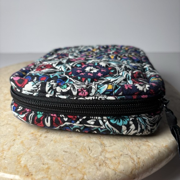 Vera Bradley Zip Around Jewelry Folio Stained Glass Medallion EUC VB - Picture 4 of 10